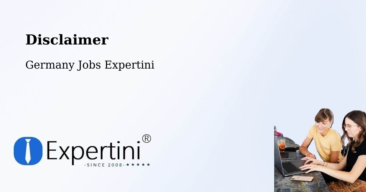 Disclaimer – Bitz - Germany Jobs Expertini