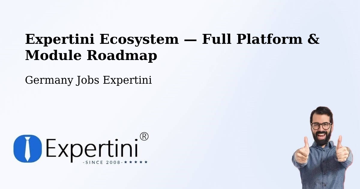 Expertini Ecosystem — Full Platform & Module Roadmap – Bitz