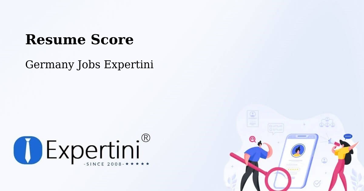 Resume Score & Job Description Match Tool – Bitz - Germany Jobs Expertini