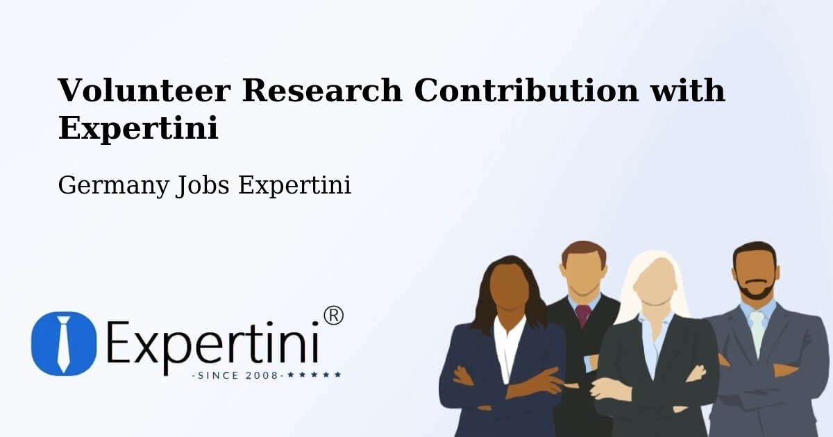 Volunteer Research Contribution Program – Bitz - Germany Jobs Expertini